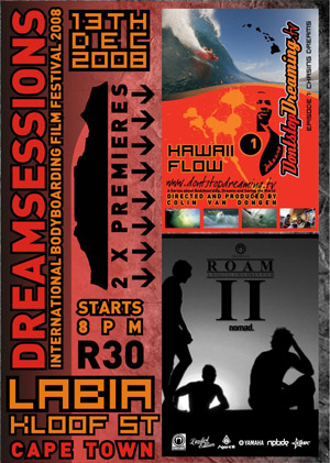 DREAMSESSIONS Cape Town Film Festival - Dontstopdreaming.tv & ROAM 2 poster