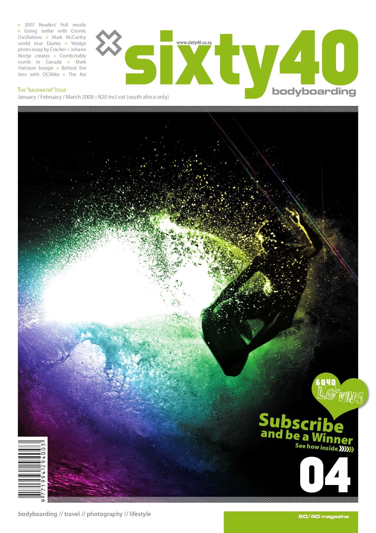 Sixty40 Bodyboarding Magazine - issue #04 - page 1