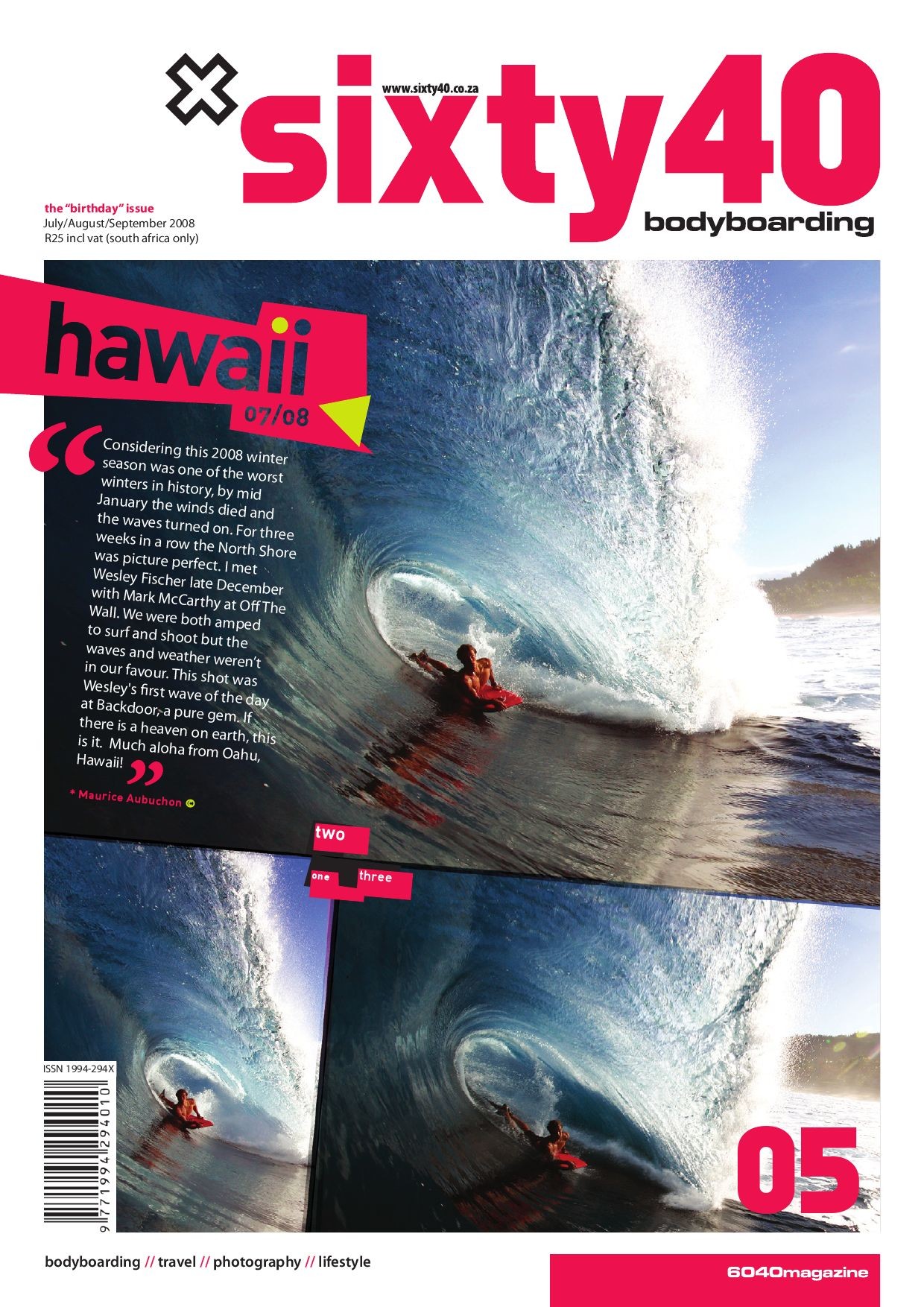 Sixty40 Bodyboarding Magazine - issue #05 - page 1