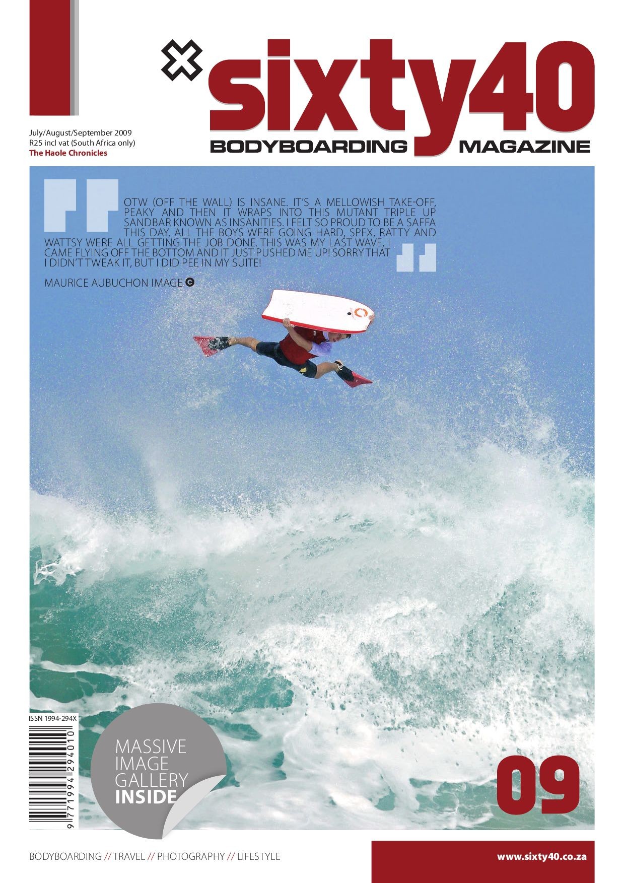 Sixty40 Bodyboarding Magazine - issue #09 - page 1