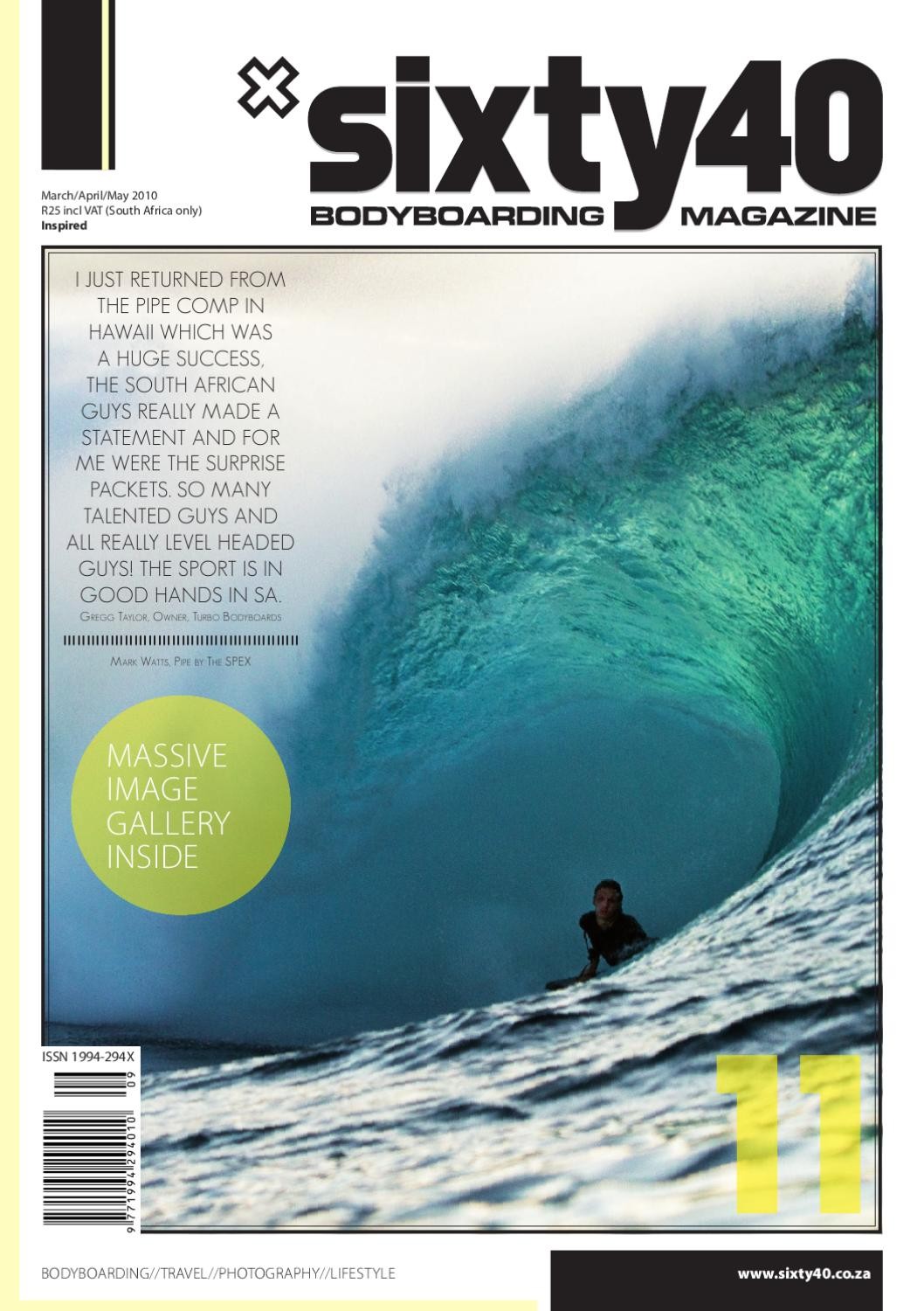 Sixty40 Bodyboarding Magazine - issue #11 - page 1