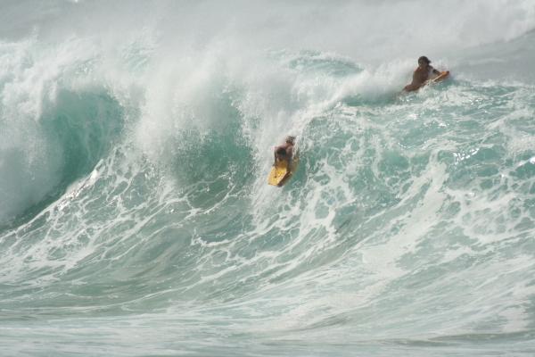 Joshua Kleve at Waimea Shorebreak