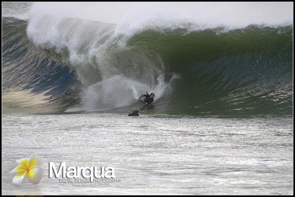 Bottom turn at Kalk Bay