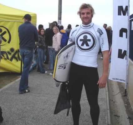 Toby Player at Shark Island