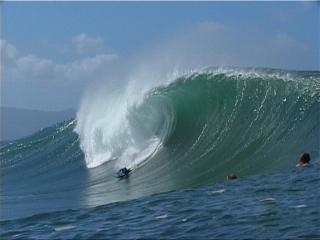 Spencer Skipper, Bottom turn at Pipeline