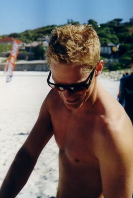 Callum Hannay at Glen Beach