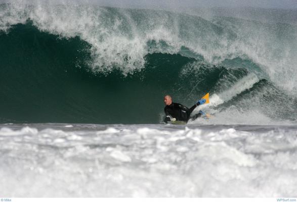 Greg Estran at Fistral