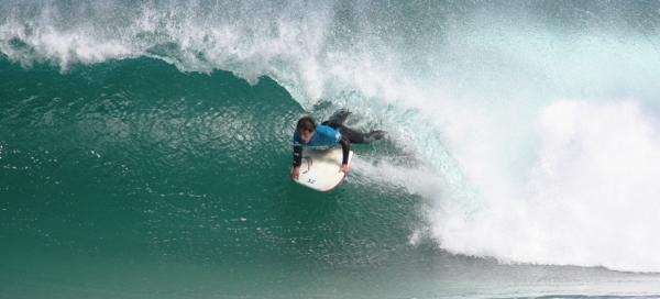 Chris van der Westhuizen at Koeel Bay (Caves)