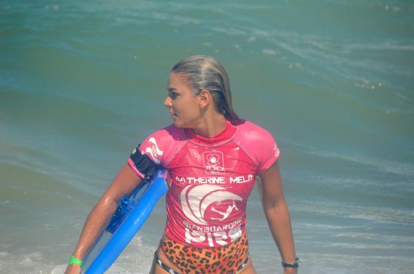 Naara Caroline at Praia Brava de Itajai