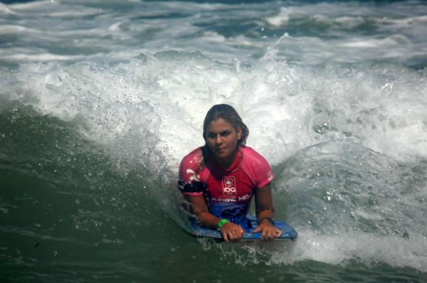 Naara Caroline at Praia Brava de Itajai