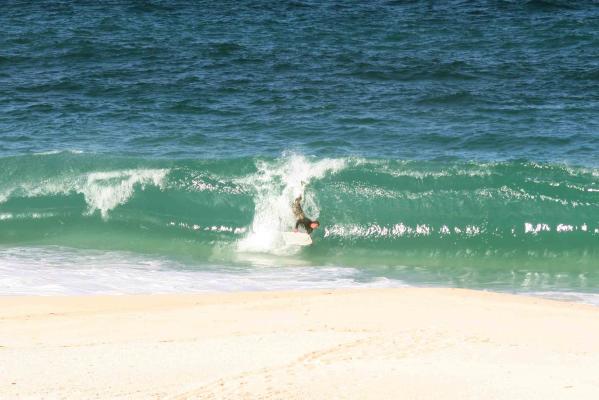 Ivor Nel, freefall at Dias Beach