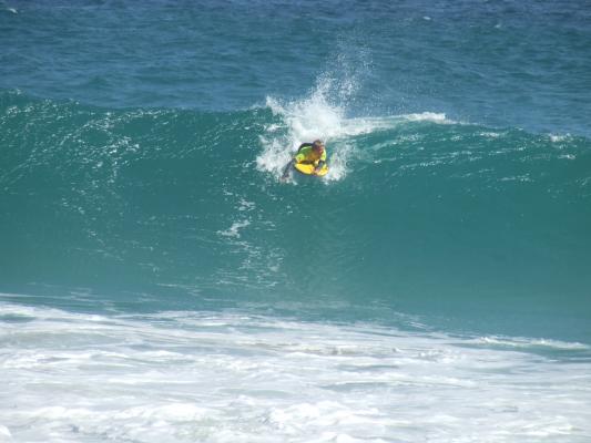 Stuart Whittle at Koeel Bay (Caves)