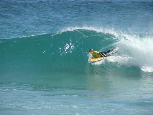 Stuart Whittle at Koeel Bay (Caves)