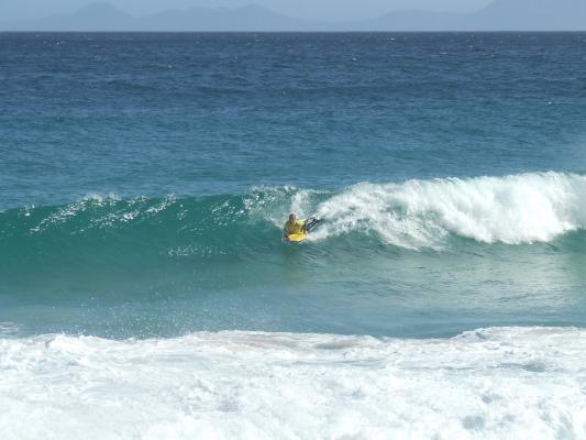 Stuart Whittle at Koeel Bay (Caves)