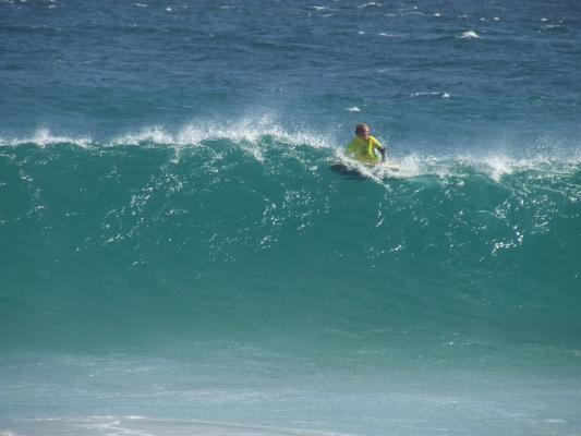 Stuart Whittle at Koeel Bay (Caves)