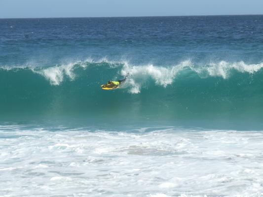 Stuart Whittle at Koeel Bay (Caves)