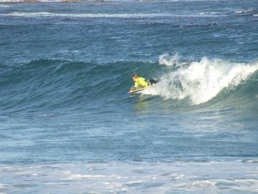 Stuart Whittle at Koeel Bay (Caves)