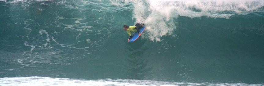 Werner Adendorff, bottom turn at Schaap Eiland