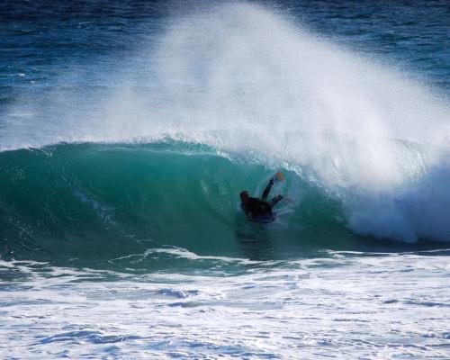 Jozeph Bosman at Koeel Bay (Caves)