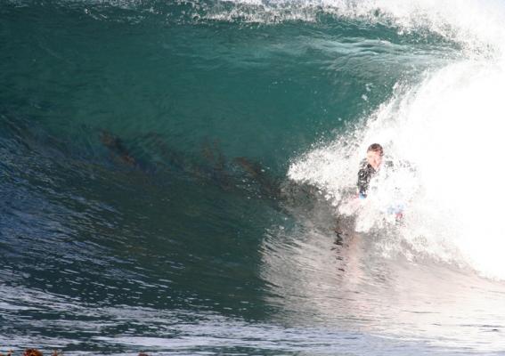 Andre Habets, tube/barrel at Kakkarlak