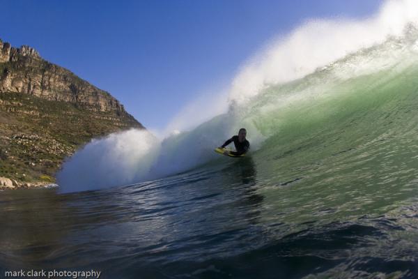 Dropknee backhand trim at Sandy Bay