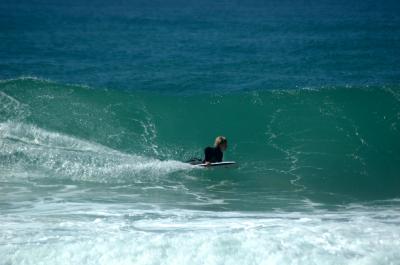 Carlota Espirito Santo at Praia Grande, Sintra