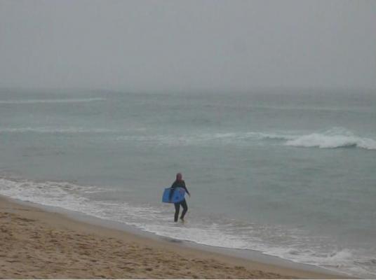 Carlota Espirito Santo at Praia Grande, Sintra