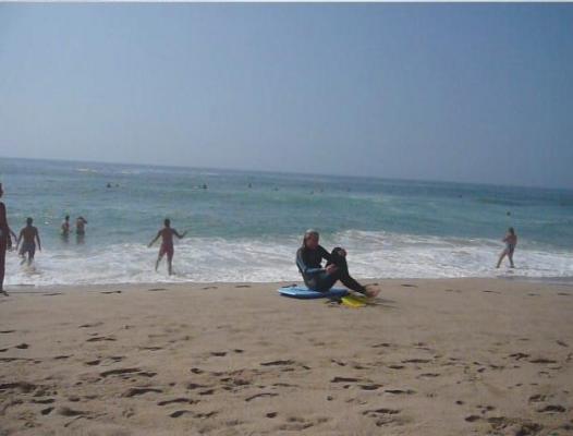 Carlota Espirito Santo at Praia Grande, Sintra