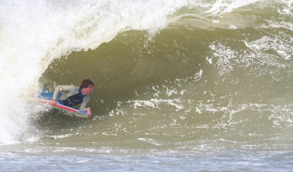 Jayden Alford-Loots, tube/barrel at Kalk Bay