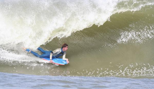 Jayden Alford-Loots, tube/barrel at Kalk Bay