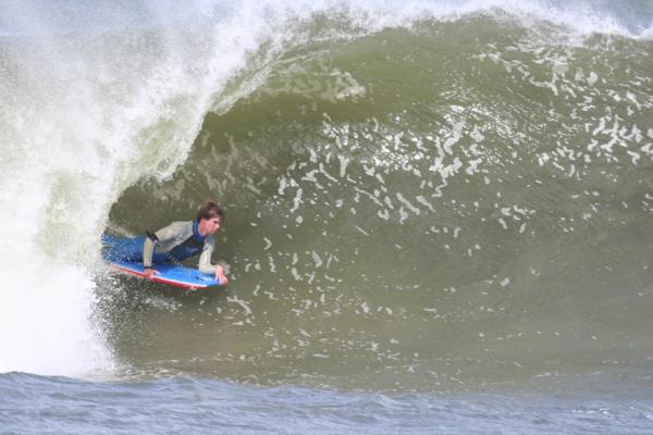 Jayden Alford-Loots, tube/barrel at Kalk Bay