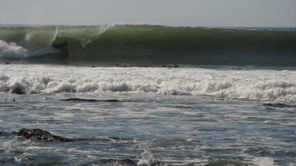 Bill Tucker, tube/barrel at Elands Bay Point