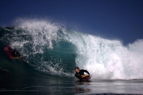 Wayne Beekman, bottom turn at Amy's