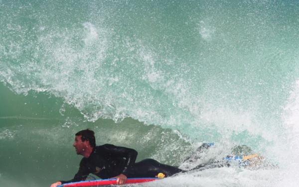 Andre Habets at Koeel Bay (Caves)