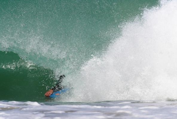 Andre Habets at Koeel Bay (Caves)