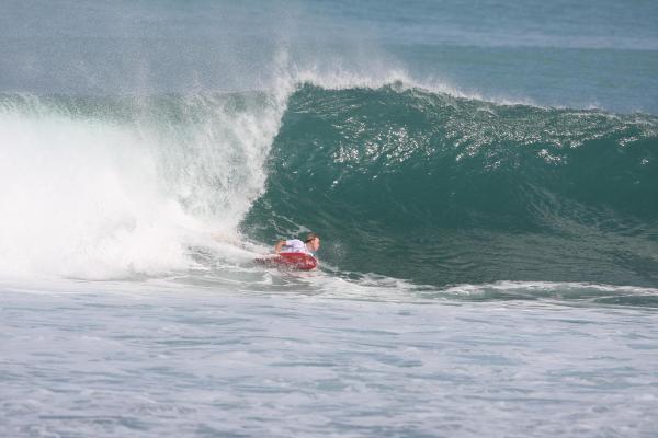 Matthew Maybery, bottom turn at Bingin