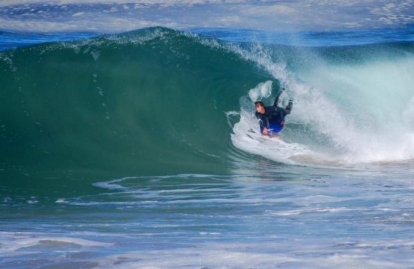 Marius Burger, tube/barrel at Koeel Bay