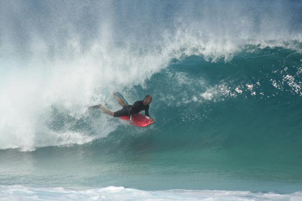Mike Stewart at Pipeline