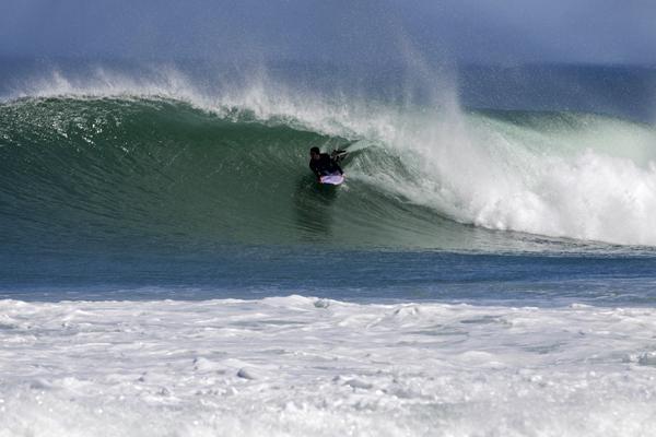 Wesley Potts, tube/barrel at Hoek