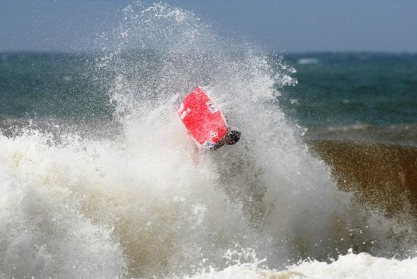 Justin Hoeben, invert at Alkantstrand