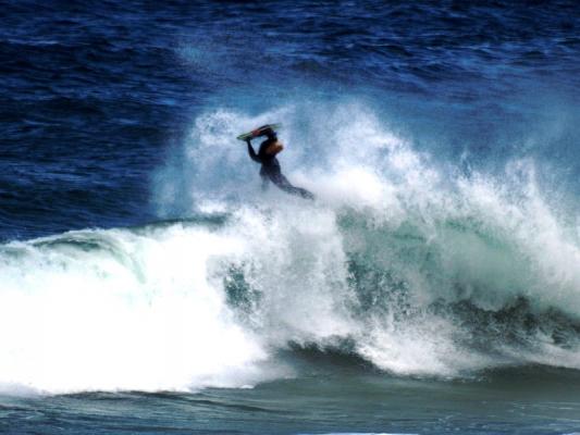 Jozeph Bosman at Koeel Bay (Caves)