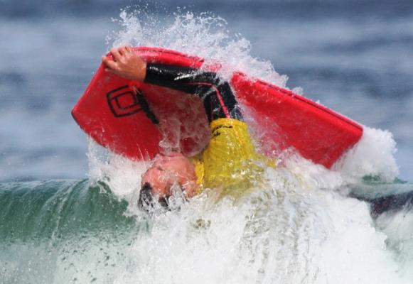 Marcel Habets, roll/el rollo at Koeel Bay (Caves)