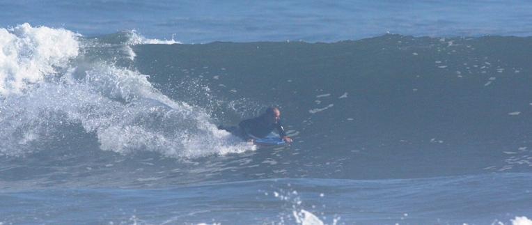 Len Bradford at Elands Bay Point