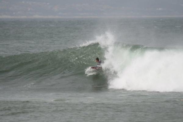 Eben Louw, tube/barrel at Mystery Reef