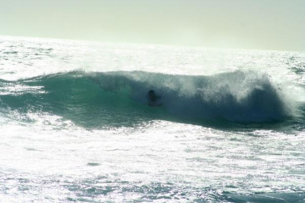 WL Pretorius at Koeel Bay (Caves)