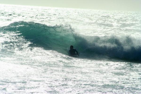 WL Pretorius at Koeel Bay (Caves)