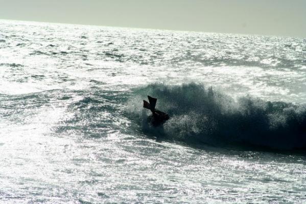 WL Pretorius at Koeel Bay (Caves)