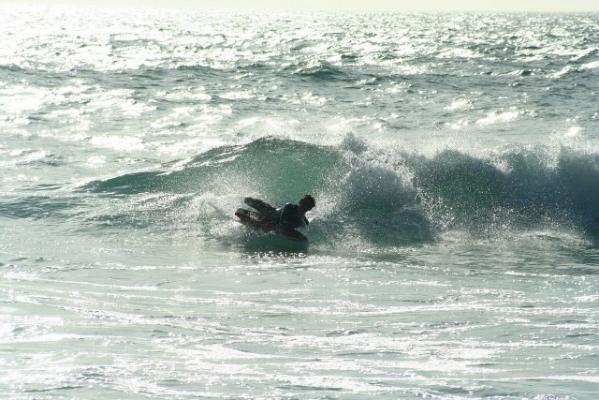 WL Pretorius at Koeel Bay (Caves)