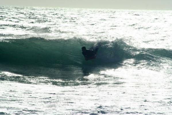 WL Pretorius at Koeel Bay (Caves)