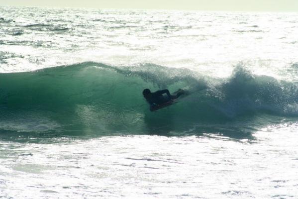 WL Pretorius at Koeel Bay (Caves)